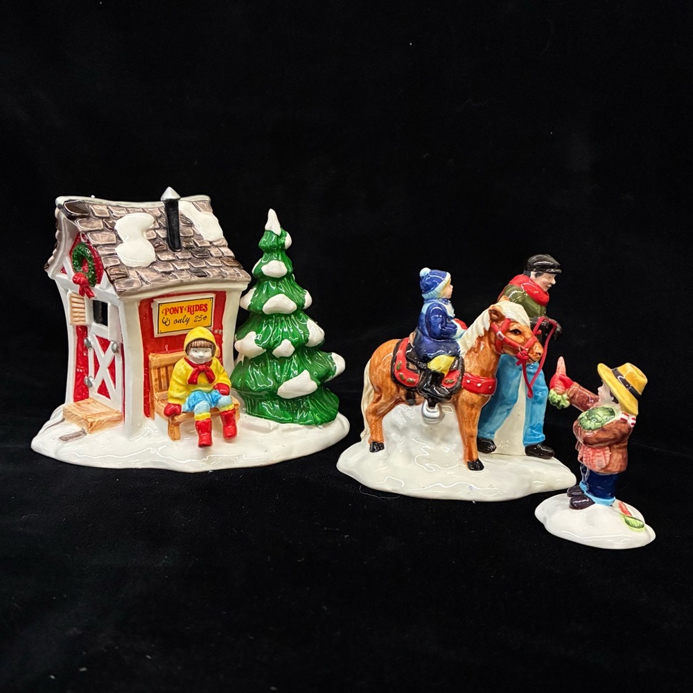 Department 56 Snow Village Pint-size Pony Rides